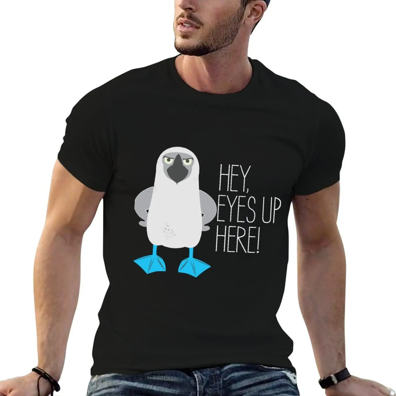 Blue Footed Bother T-Shirt gifts for boyfriend Aesthetic clothing mens graphic t-shirts