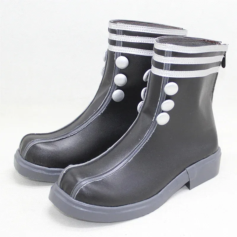 السماء المهاجم الآس روز تأثيري أحذية بو أحذية من الجلد هالوين كرنفال الأحذية تأثيري الدعامة مخصص