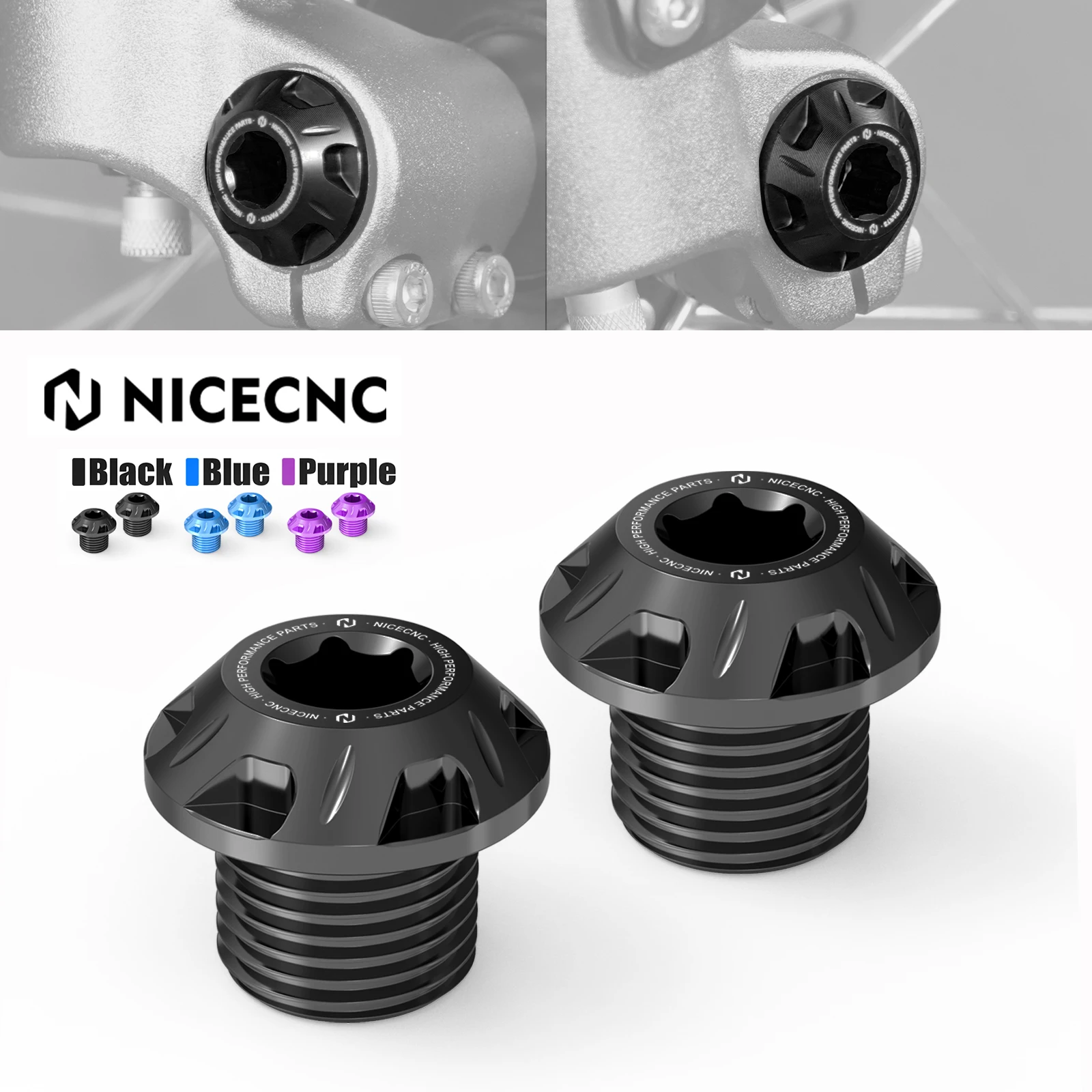 

NICECNC For Surron Accessories light bee X S L1E Segway X160 X260 Front Wheel Axle Bolt Nut Sur ron Parts Electric Dirt Bike