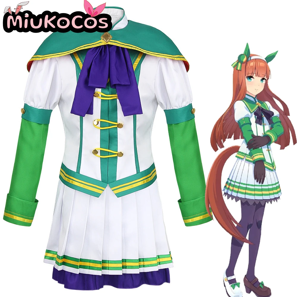 

В НАЛИЧИИ Silence Uniform Косплей Костюм MiuKoCosplay Game Umamusume:Pretty Derby Косплей