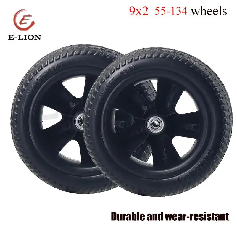 9x2 55-134 rear wheel for Children's tricycle accessories rear baby pedal driver car Durable and wear-resistant Safe or reliable