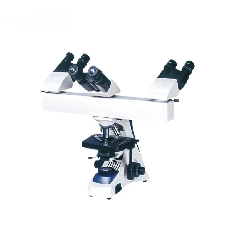 Multi-head 2-5 people viewing biological microscope teaching microscope