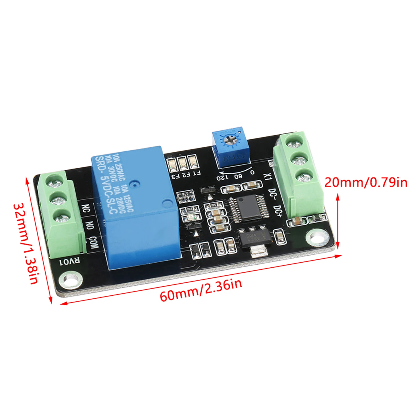 Delay On Off Relay Timer Relay Delay Relay Delay Timer Relay Self locking Delay On Off Time Switch Super 555 Timer DC 5V/12V/24V