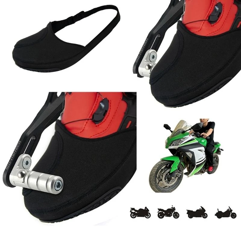Enhances Protections Motorcycle Shoe Guard Not Slip Shifter Cover Gear Shifter Boot Protector for Frequent Gear Changing