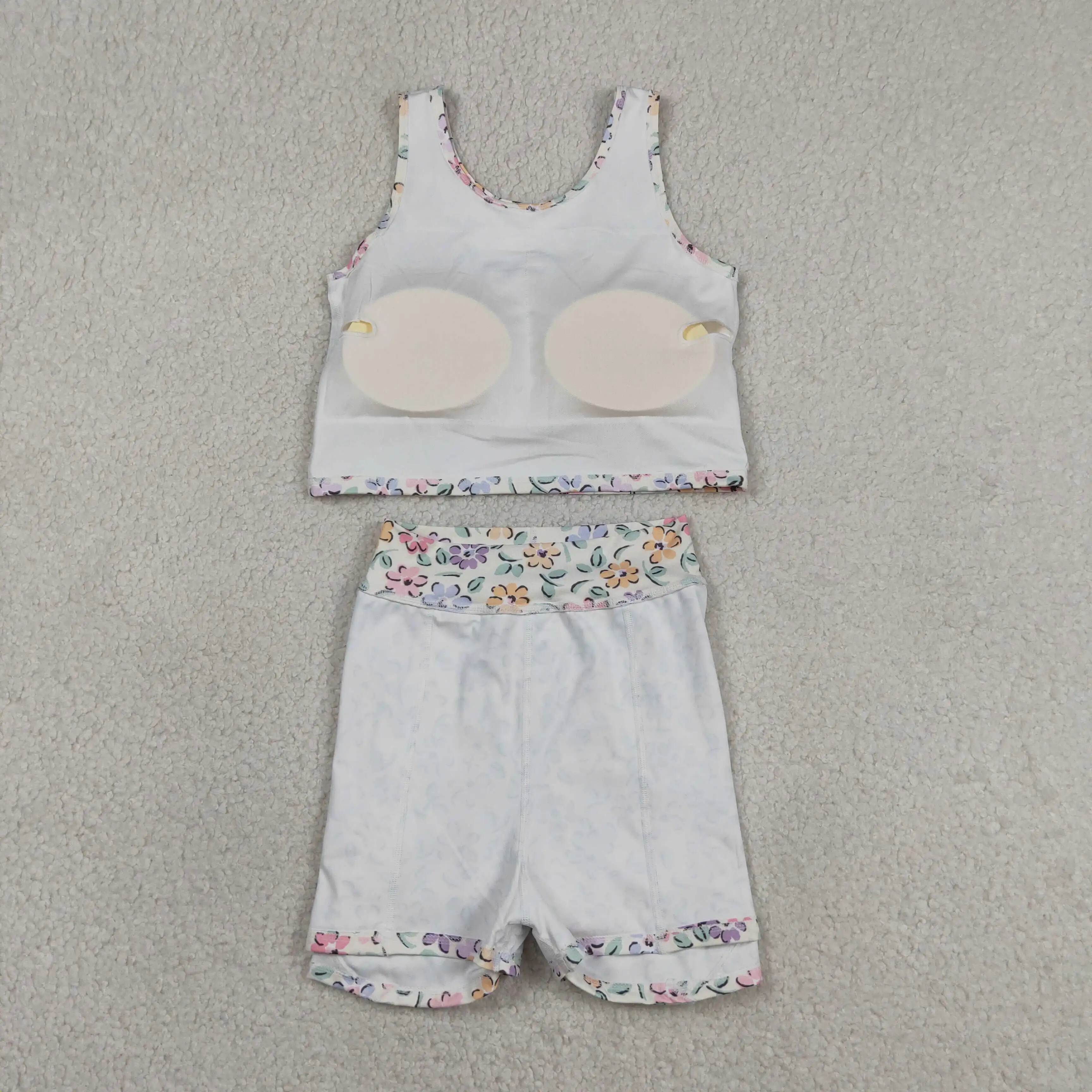 卸売ベビーガールヨガアクティブフローラル服幼児用シャツスカー - Baby Yoga Clothing のレビューと価格