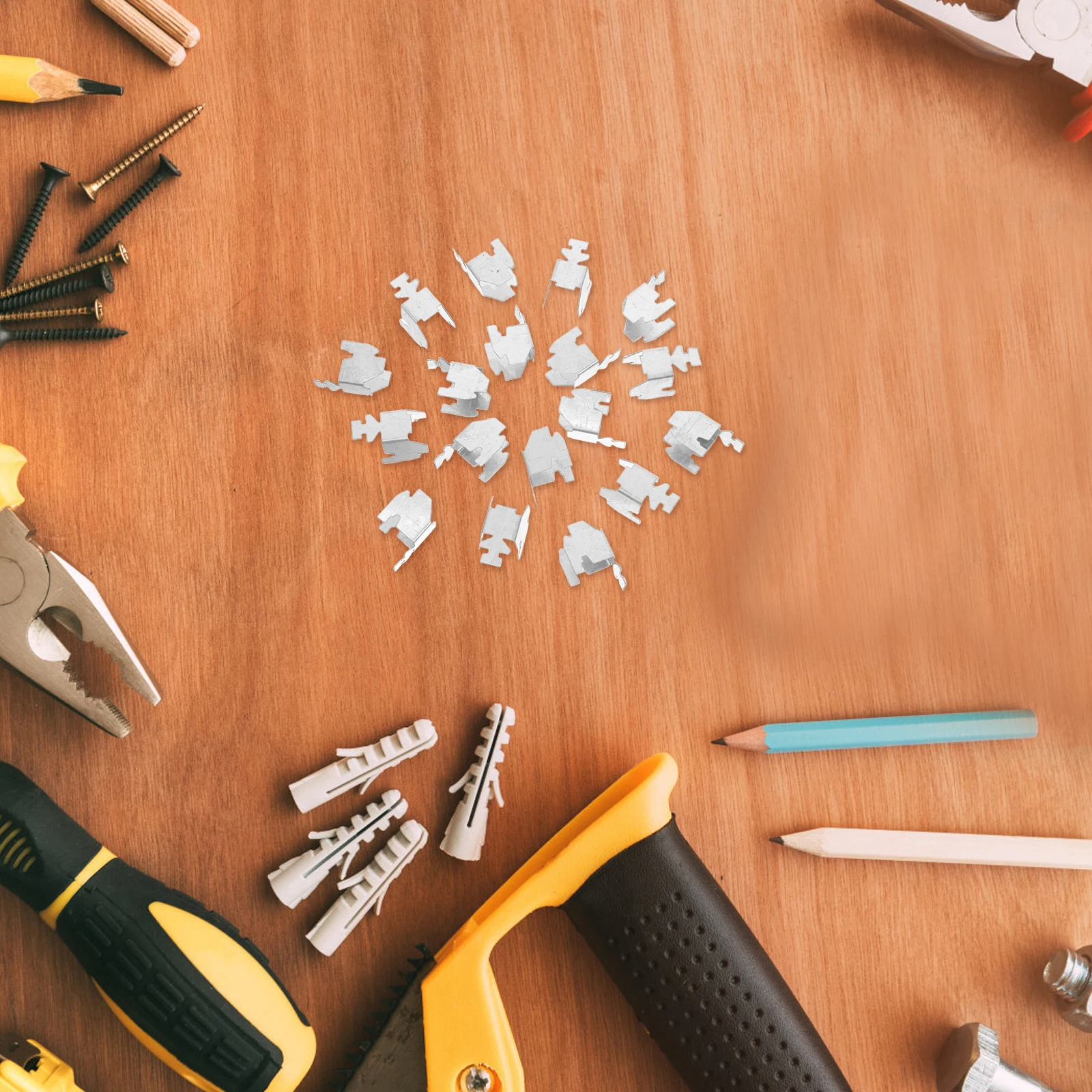 

20pcs Stainless Steel Buckles File Cabinet Partition Buckle Cabinet Support Adjustable Shelving Brackets Heavy Duty Metal