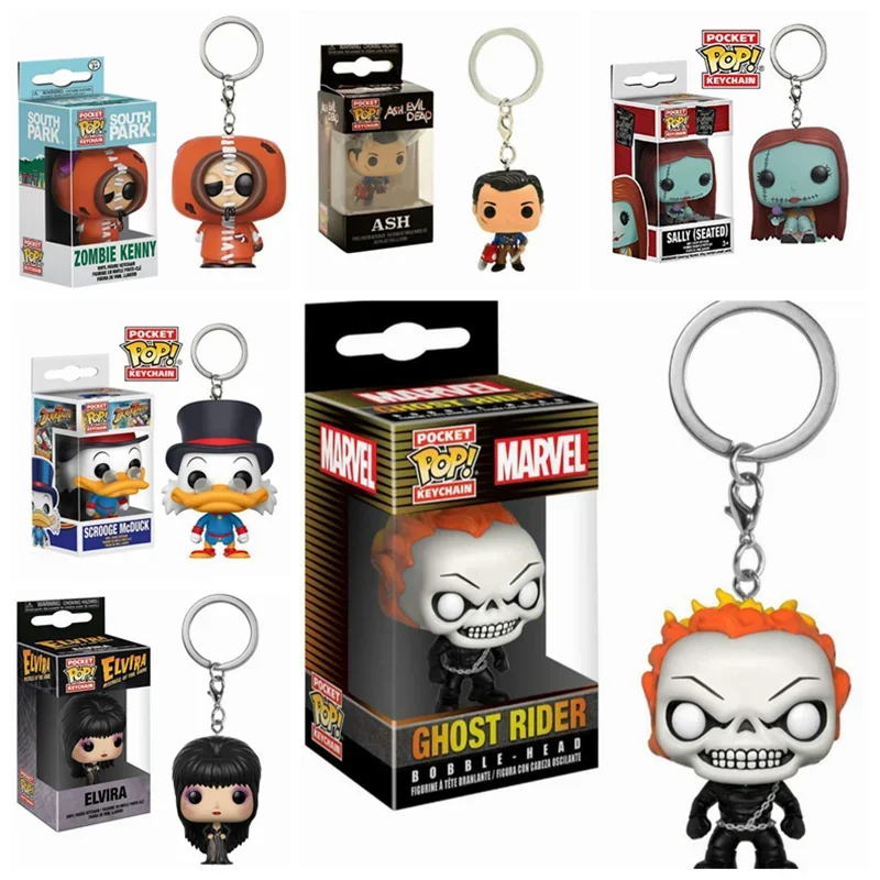 Экшн-фигурки FUNKO, игрушки, брелок для ключей, Стир, макдак, зомби, Кенни, Тина, Белчер, эпли, Салли, сидя, чост Райдер, эльвироа