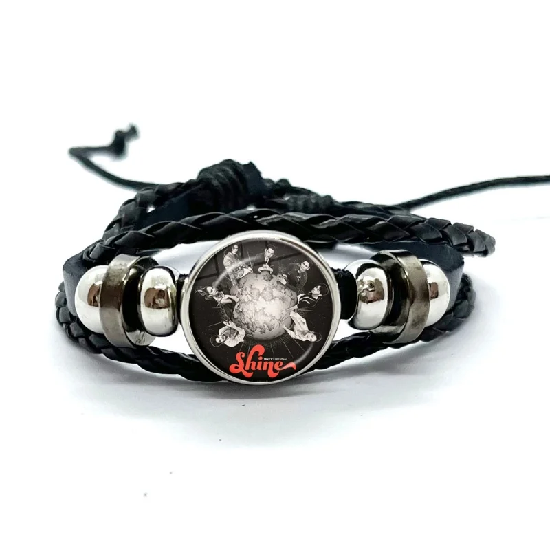 Shine The Series Classic US Route 6eather Bracelets BL Tv Trin and Tanwa Multilayer Braided Bracelets Bangles Handmade Jewelry