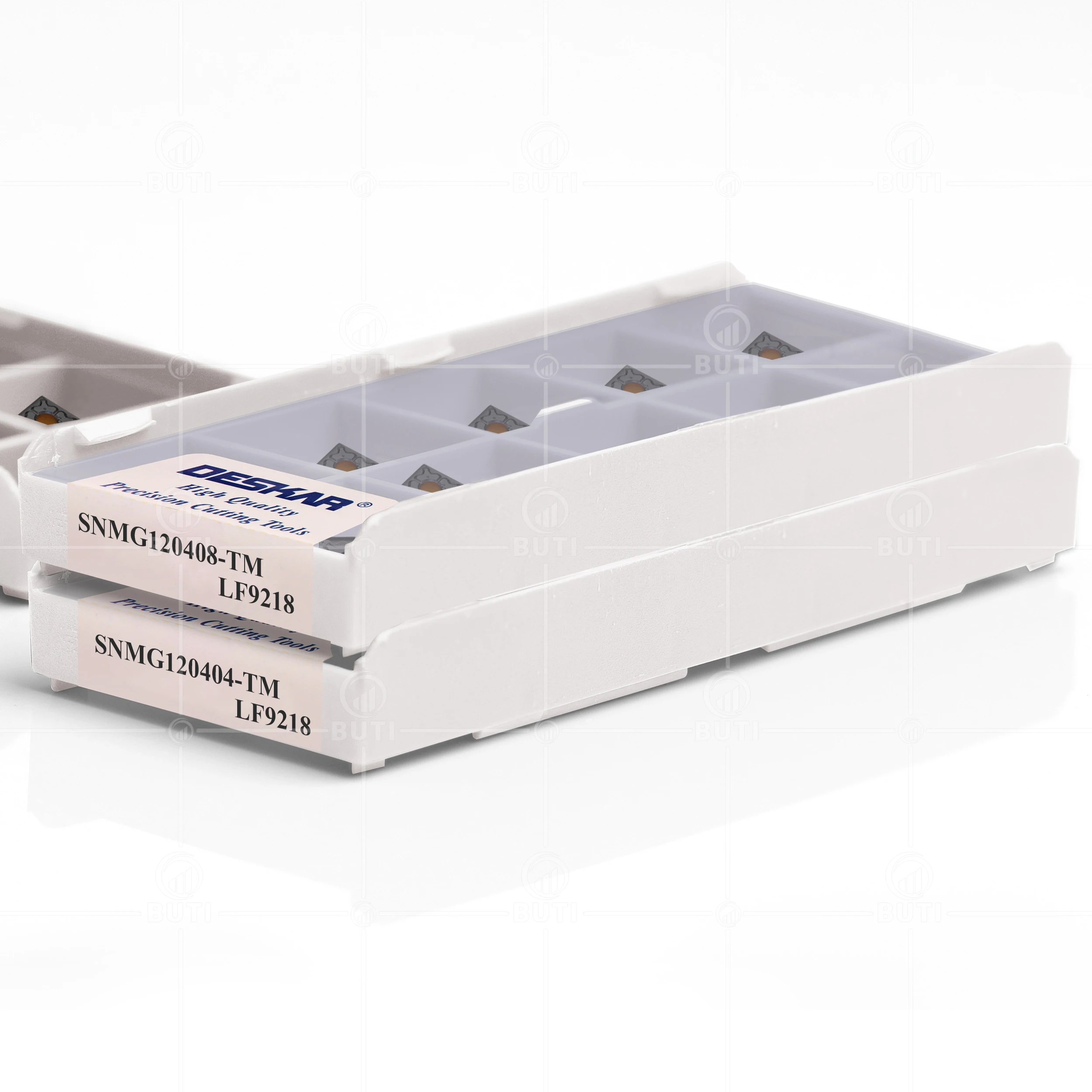 Imagem -04 - Deskar-cnc Carbide Inserções Ferramentas de Torneamento Externas Lâminas de Corte de Cor Dupla Snmg120404 Snmg120408-tm Lf9218 100 Original