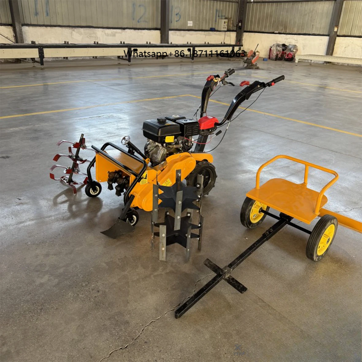 Factory Sale Four-Wheel Farm Weeding Machine Hand Held Automatic Multifunctional Engine High Capacity Motor