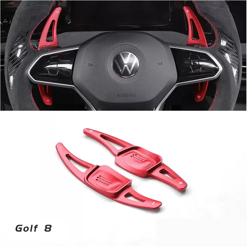 

Aluminum Alloy for VOLKSWAGEN VW Golf 8 21-23 R GTI Rline Steering Wheel Paddle Shifter Lever Car Shift Paddle Car Accessories