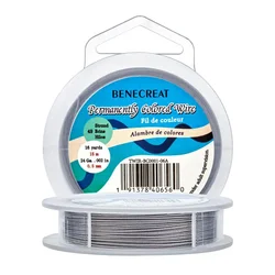 1 rotolo 0.38/0.46/0.5mm filo di acciaio inossidabile resistente linea forte 49 fili coda di tigre filo per perline per creazione di gioielli artigianali fai da te