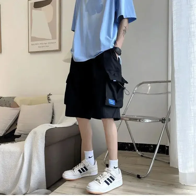 

Summer Men's Functional Work Pants New Multi Pocket Sports Shorts Y2K Street Wear Comfortable Classic and Stylish Shorts