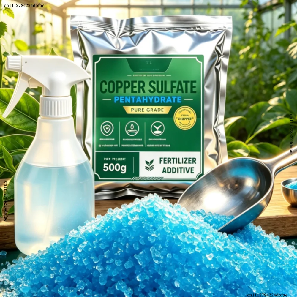 Water Soluble Trace Element Fertilizer Copper Sulfate Pentahydrate 99% Cuso4·5h2o Plant Soil Nutrition Supplement