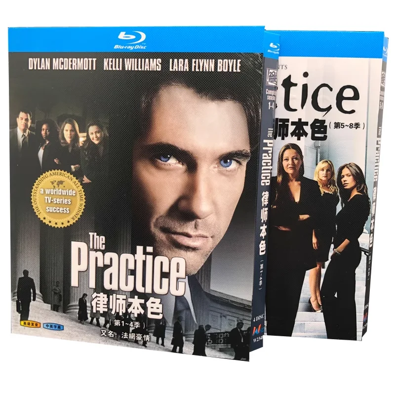 

BD Blu-ray TV Series The Practice 1997–2003 Seasons 1–8 8-Disc Box Set