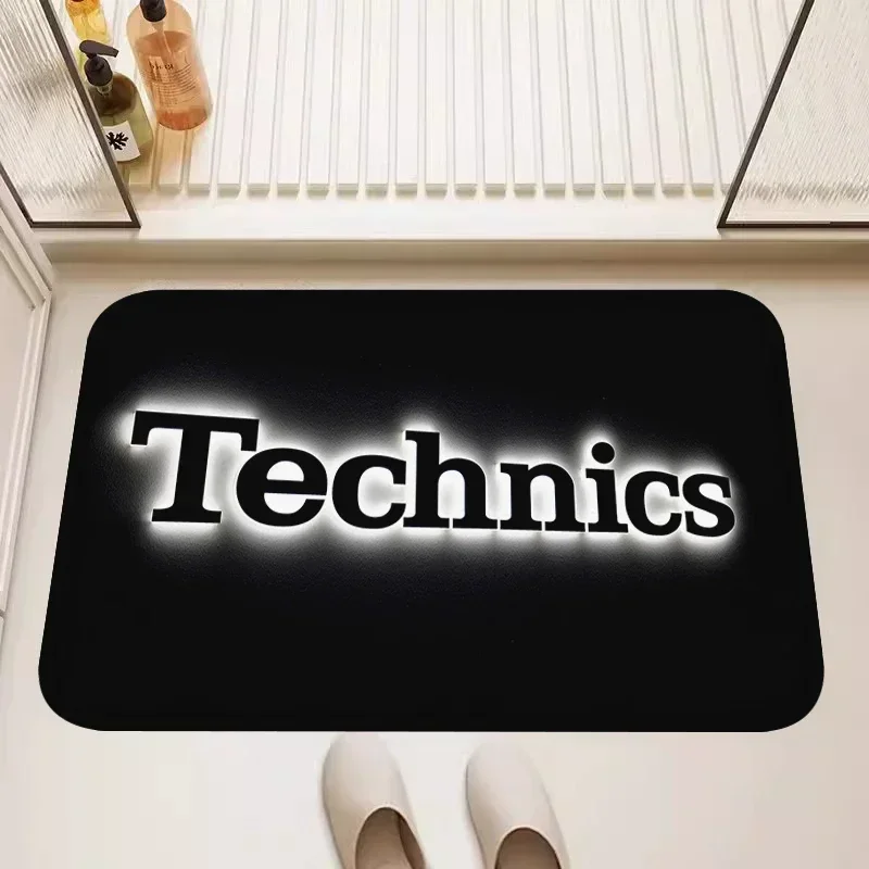 Modern Technics Record Player Theme Carpet for Living Room Decor Bedroom Kitchen Entrance Door Mat Bedside Area Soft Foot Mat