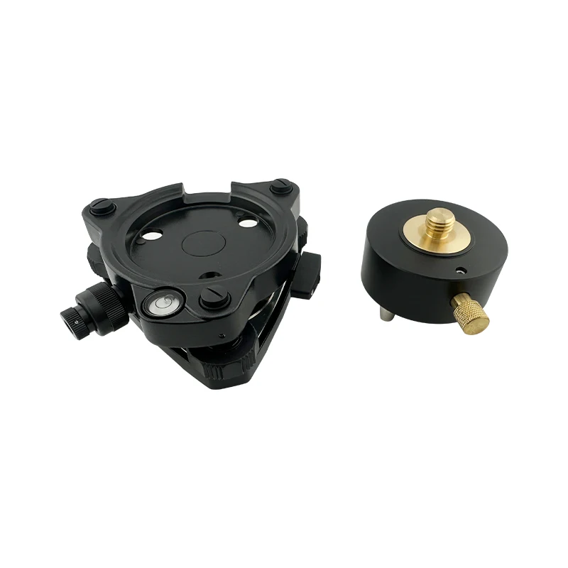 

Tribrach With Optical Plummet & GPS Tribrach Adapter Carrier With Removable Centre 5/8"x11 Mount Rotate Screw For GPS GNSS