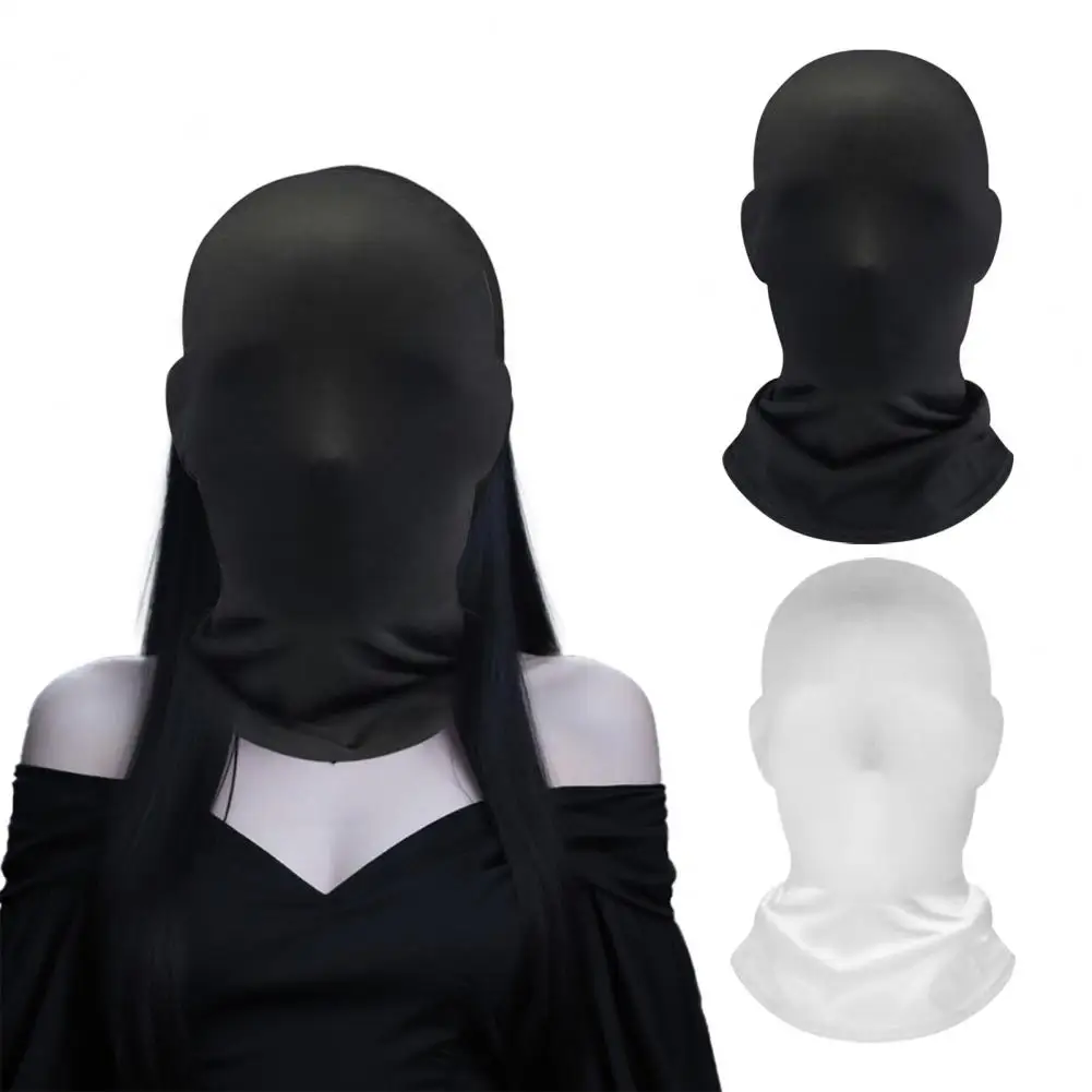 Halloween Spandex Masque Costume Spooky Halloween Masque Costume High Elasticity Balaclava Hood for Halloween Party Decoration