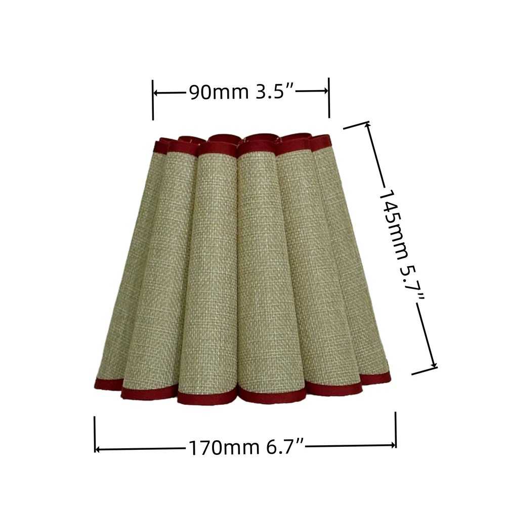 Petal fabric lampshade lighting accessories Flower decoration Homestay hotel bedroom desk lamp Eight petal lampshade wholesale