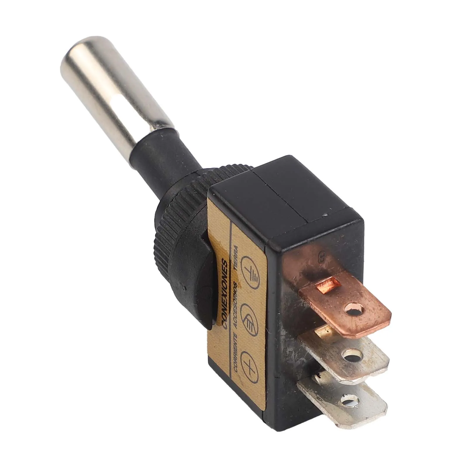 2PCS 12mm For Toggle Switch SPST with LED Indicator for 12V DC Circuits ASW-15D 2Position 3Pin for Automotive Panel Mounting