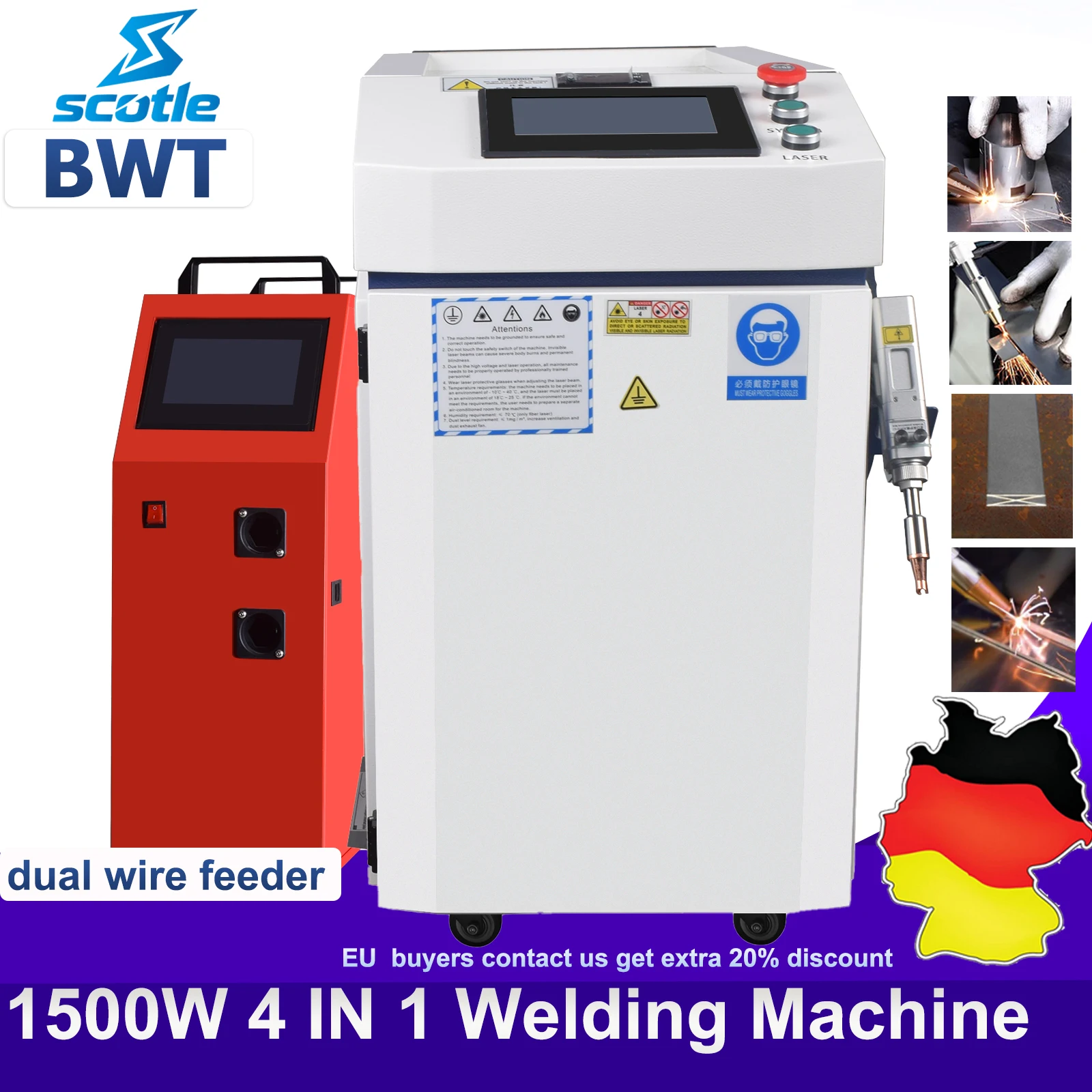 4 In 1 Bwt 1500W La…