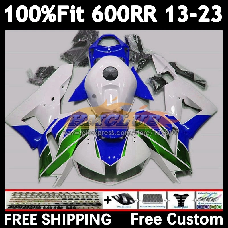 OEM Kit For HONDA CBR600 CBR 600RR 600 CC white blue F5 RR 62No.131 CBR600RR 13 14 15 16 17 18 2019 2020 2021 2022 2023 Fairing