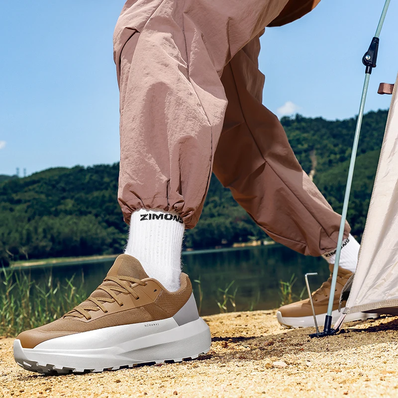 

Новинка 2024 года, мужская непромокаемая походная обувь, модная противоскользящая износостойкая уличная дорожная обувь, повседневные кроссовки, удобная мужская обувь