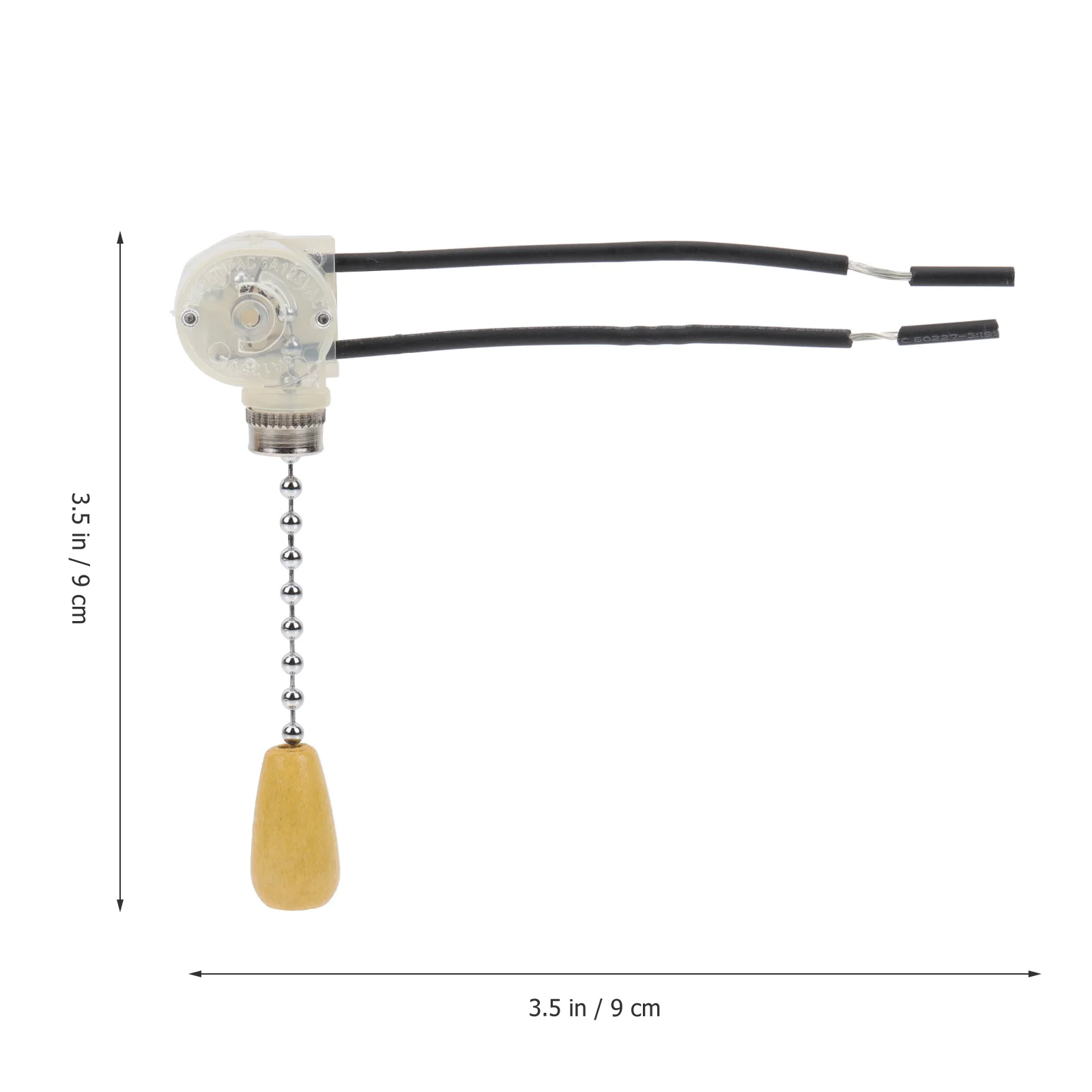 

2pcs Switch Accessories Durable Rope For Ceiling Lamp Wall Home Replacement Repair Kit Bedside Chandelier Light Chain Simple