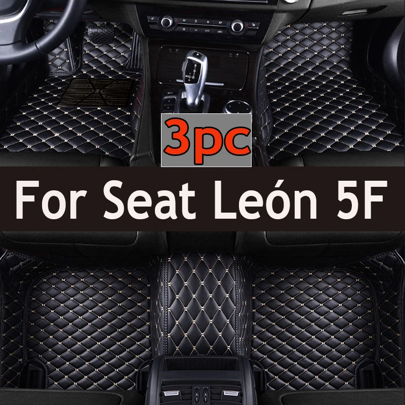 

Автомобильный напольный коврик для сиденья Leon 5F 2013 ~ 2019, водонепроницаемый автомобильный коврик, набор автомобильных ковриков, автомобильные аксессуары