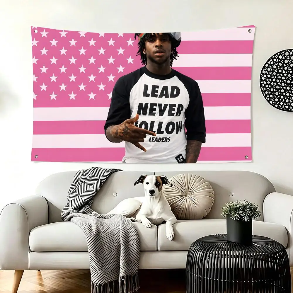 singer Chief Keef Flags  For Living Room Home Dorm Decor Wall Outdoor Camping Party Banner Gifts