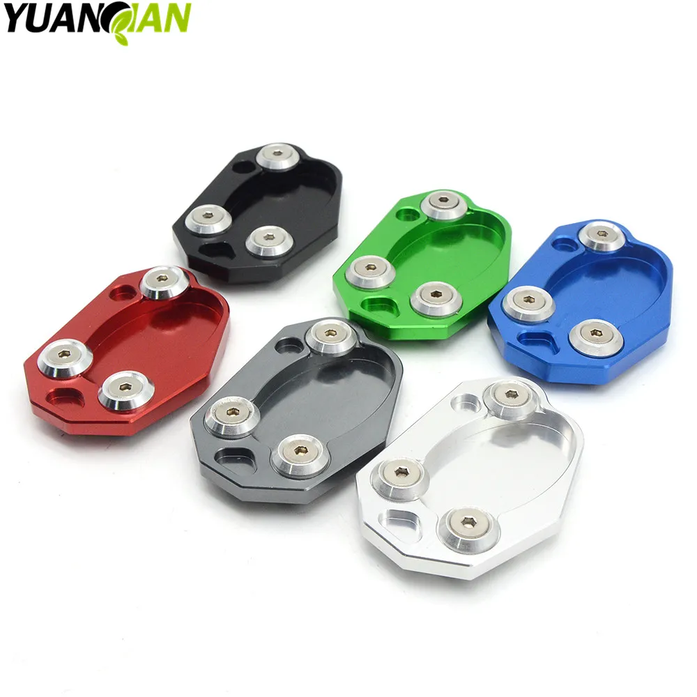 جديد قطع الغيار للدرجة النارية مسنده القدم الجانب حامل تكبير تمديد وسادة دعم لوحة لكاواساكي Z 800 Z800 ER6 ER-6 2013-2015