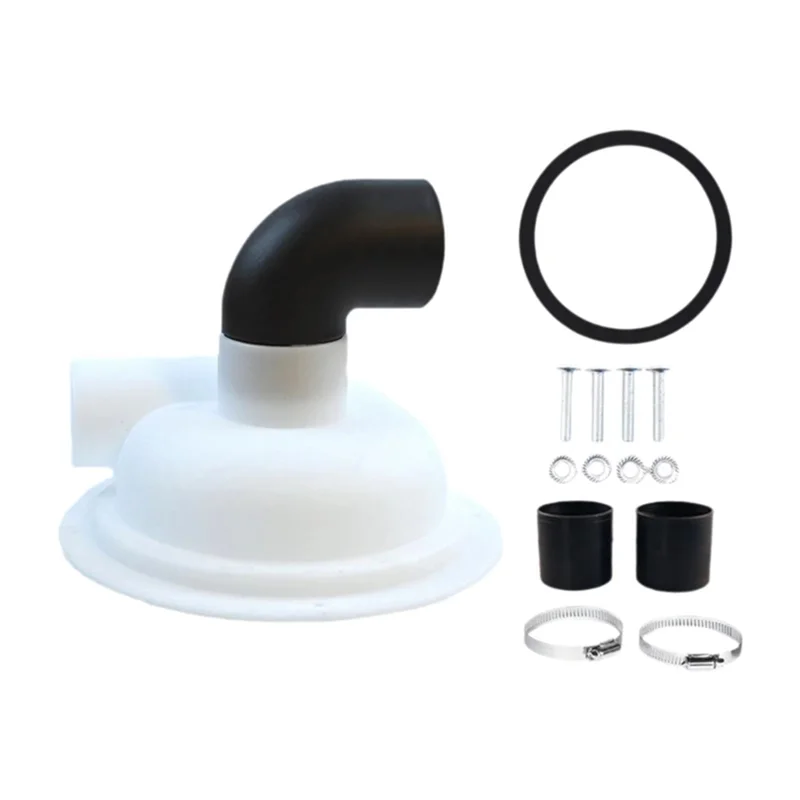 Cyclone Filter Woodworking Dust Collector With Elbow DIY Chipboard Cyclone Separator Lid Construction For Vacuum Cleaner-AA26
