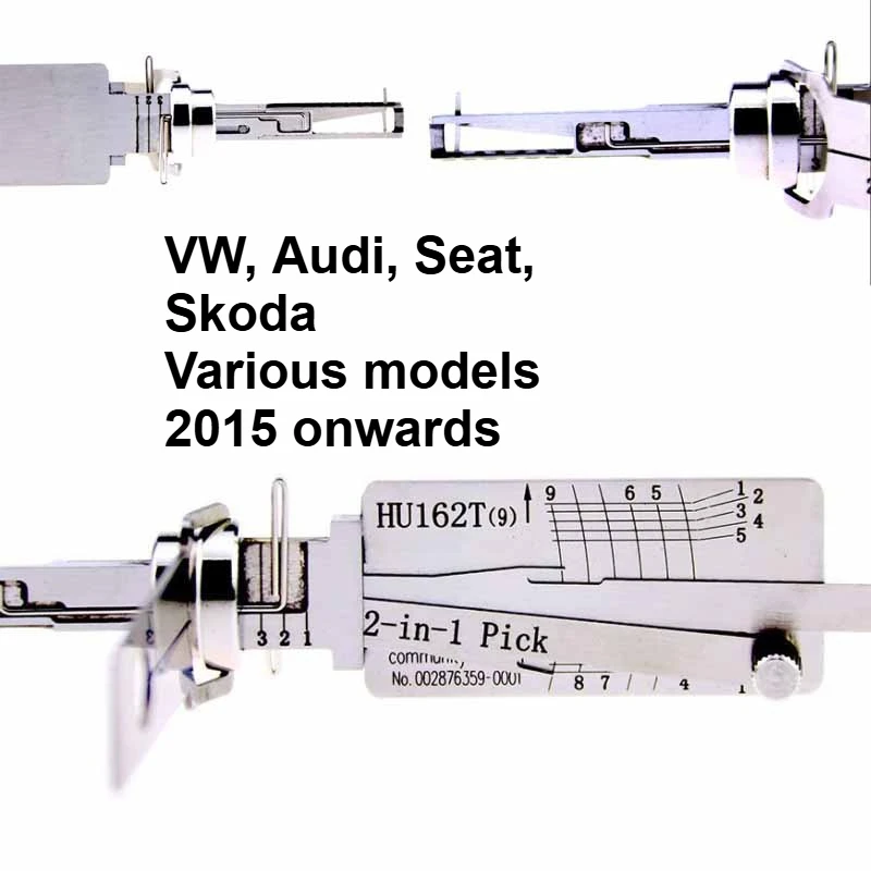

Car LockPick for HU162T Automotive All 2015+ VAG Vehicles HU162T(10) HU162T(9) Lishi Kit Locksmith Picking Tool 2-in-1 Vehicle