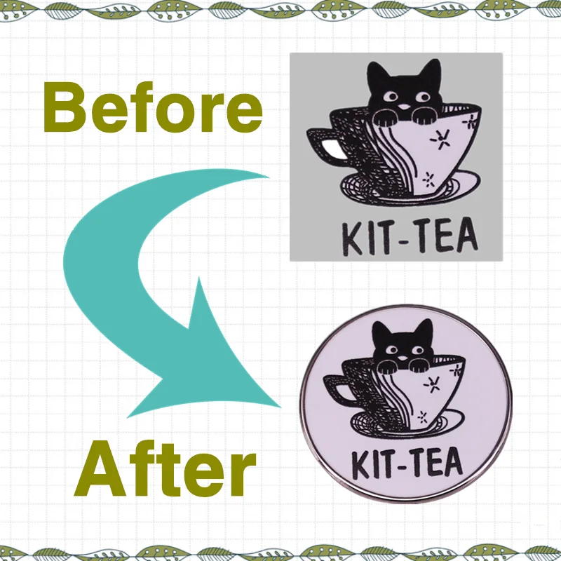 مخصص صور دبابيس سبيكة دبوس صور شخصية شارة Diy بها بنفسك الشخصية الحيوانات الأليفة عطلة هدية ظهره التلبيب زر بروش بالجملة