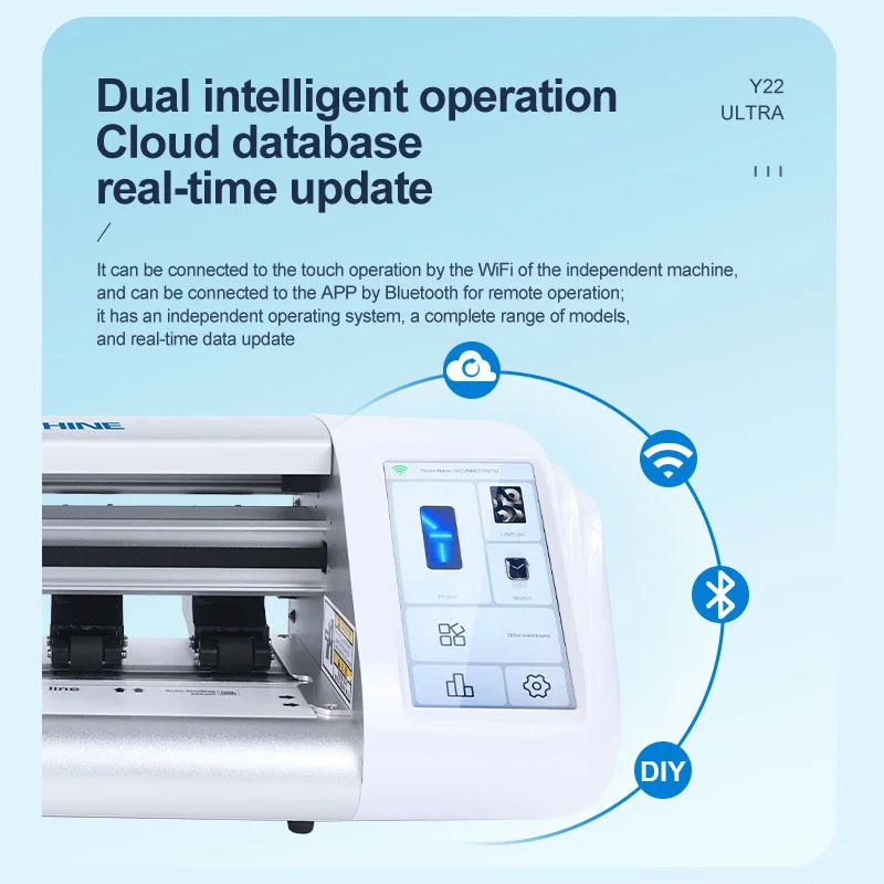 Sonnenschein y22 ultra unbegrenzt unbegrenzt Cutter Handy Displays chutz DIY Muster Druck-und Schneide maschine