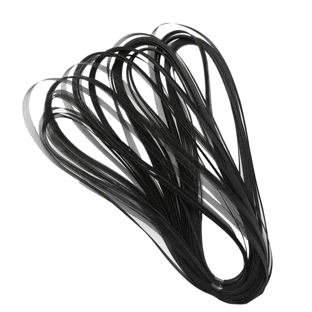 Crinoline Horsehair Braid Polyester Netting Ribbon Trim for DIY Bridal Sashes Hat Craft Decoration Gown
