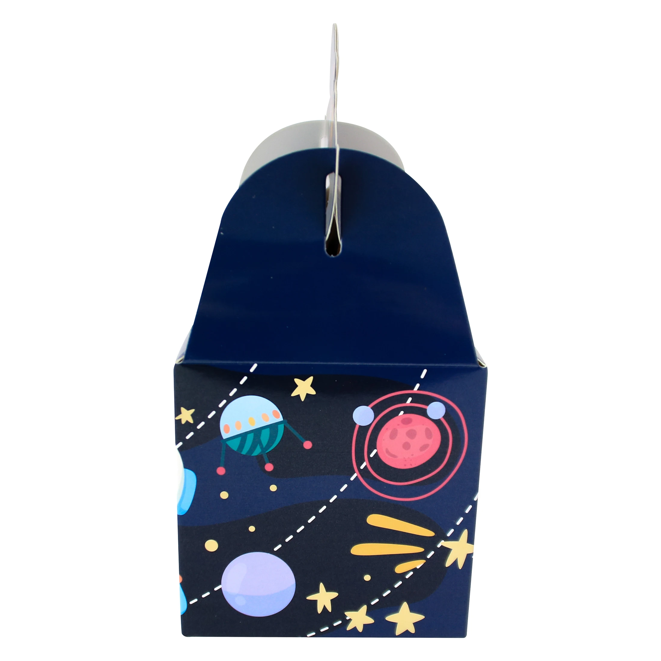 12PCS Outer Space Astronaut Party Favors Bags with Stickers candy treat bags for kids Sincece theme birthday Party