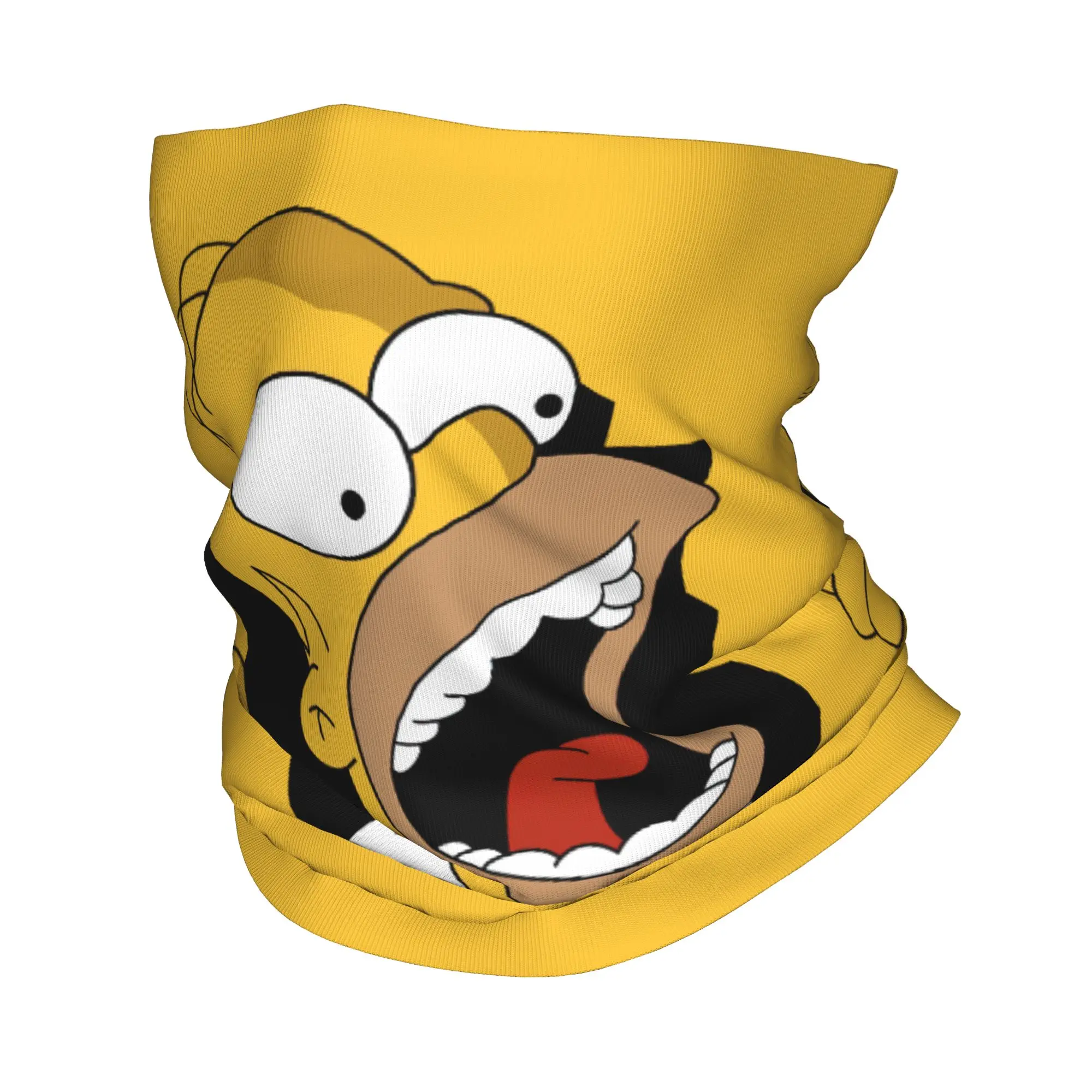 

Simpsons Cartoon Bandana Neck Cover Printed Balaclavas Mask Scarf Warm Cycling Hiking Unisex Adult All Season