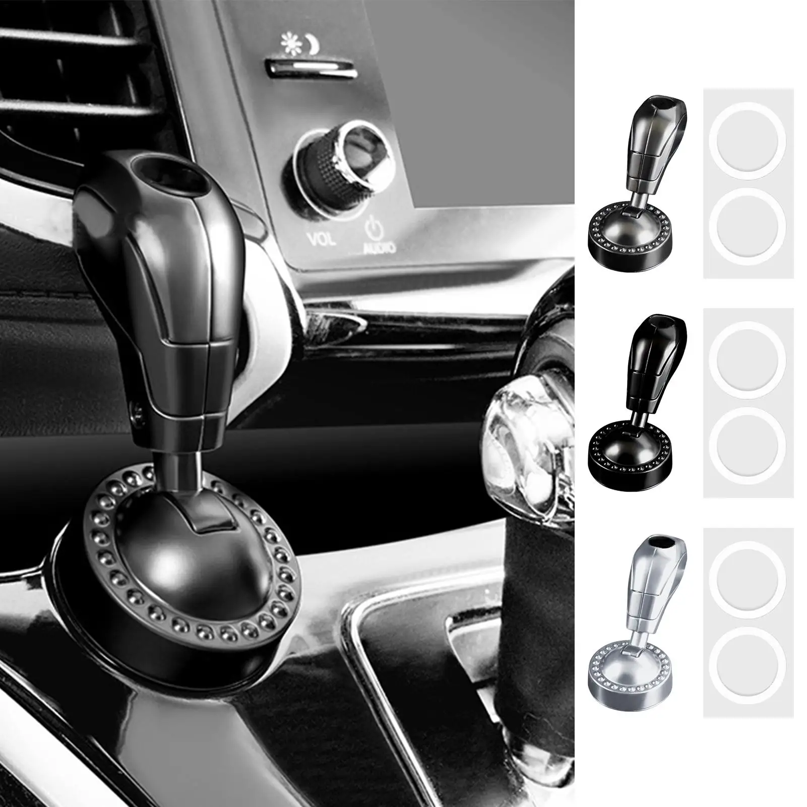2025 Start Button Car Engine Push Start Stop Lever Push Start Auto Ignition Button Cover Automotive One-Touch Button Rocker