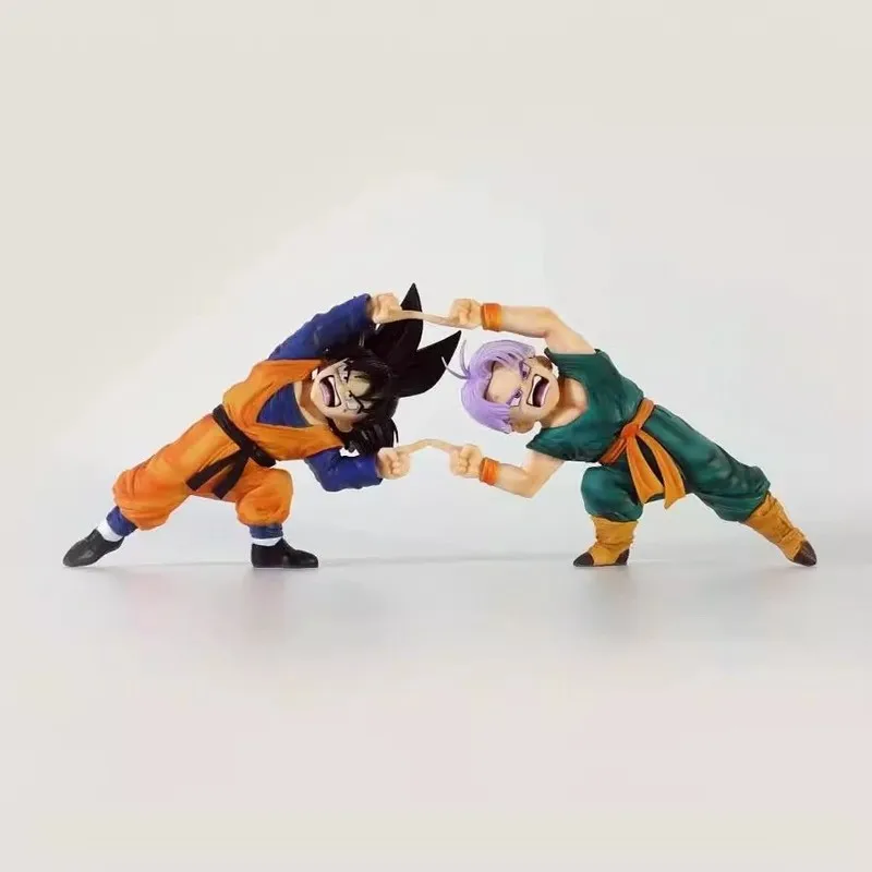 Dragon Ball Z Son Goten y Trunks Fusion Pose GK Estatua Super Fantasma Kamikaze Attack Anime Modelo Figura Coleccionable Regalo para F
