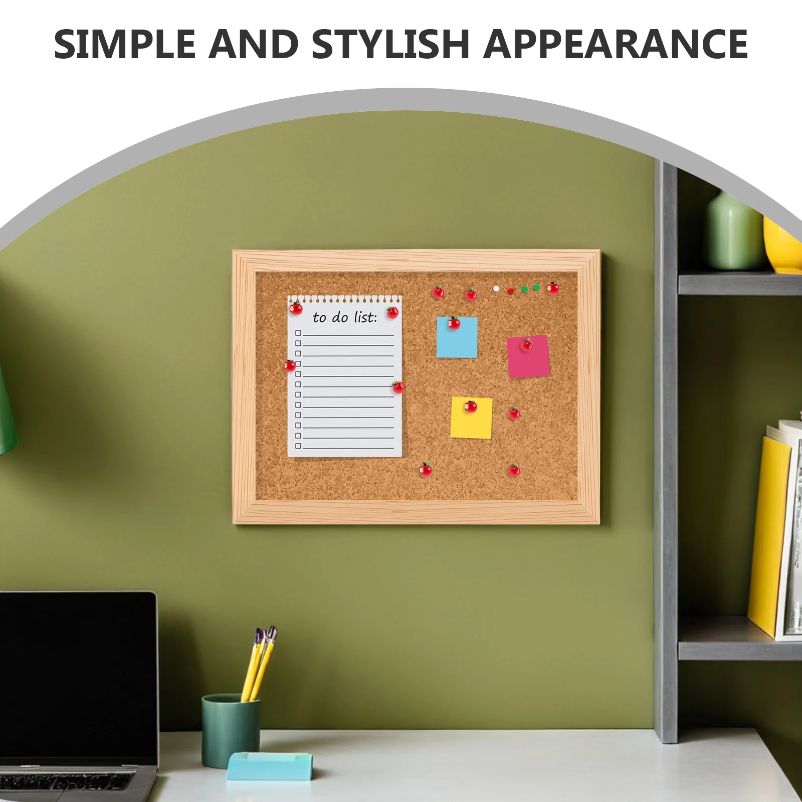 20 قطعة دبابيس ضغط على شكل فاكهة واقعية أبل Thumbtacks للوحة الإعلانات مكتب المنزل البلاستيك الصلب المسامير للخرائط #5