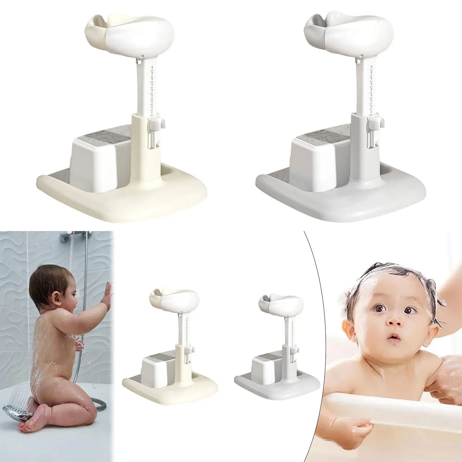 

Baby Bath Support Ergonomic Shower Stand Support for Baby Newborn 0-6 Months