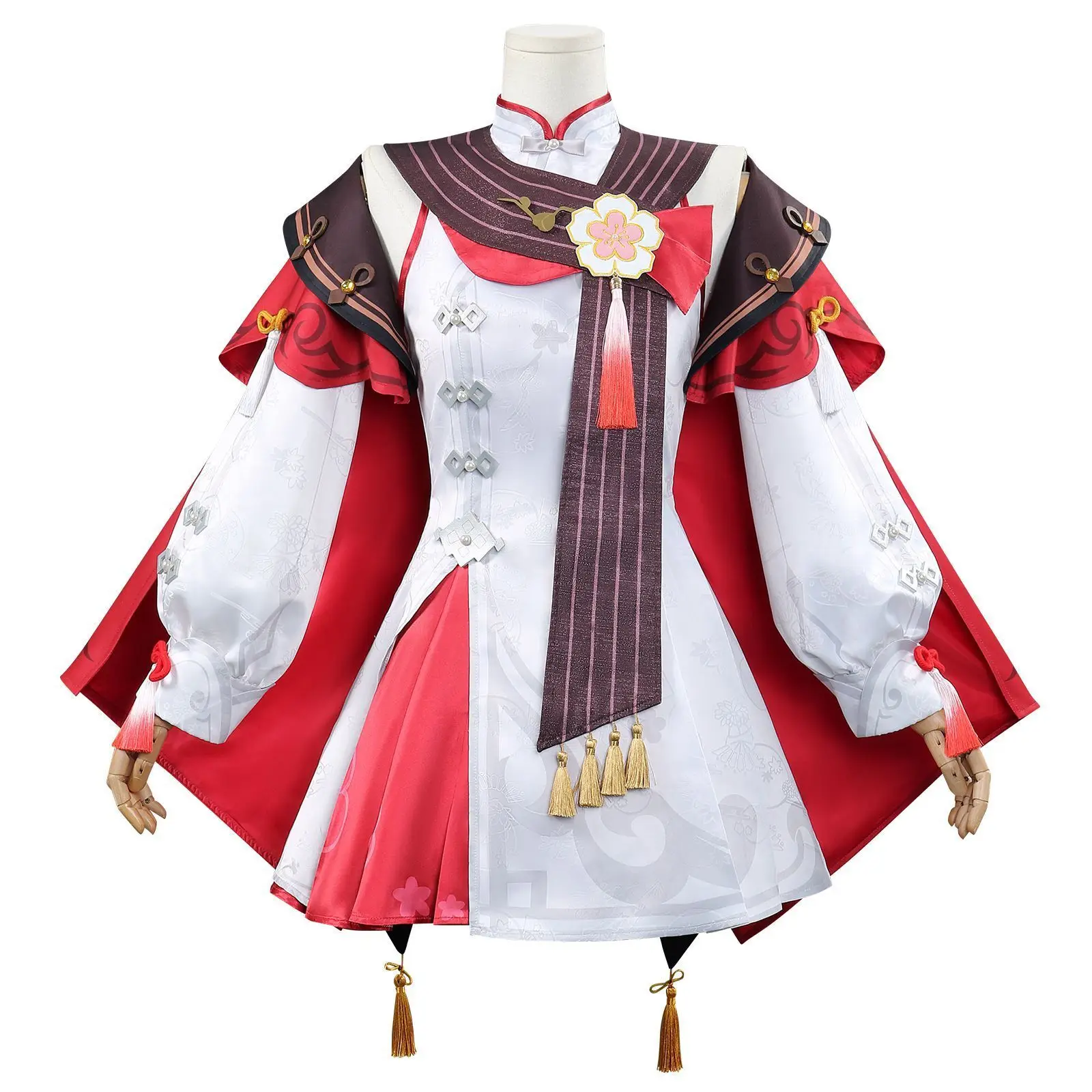 

Genshin Impact Sea Lantern Festival Hu Tao Red Cosplay Costume Xiang Ling New Year's Eve Joy Cosplay Anime Costume