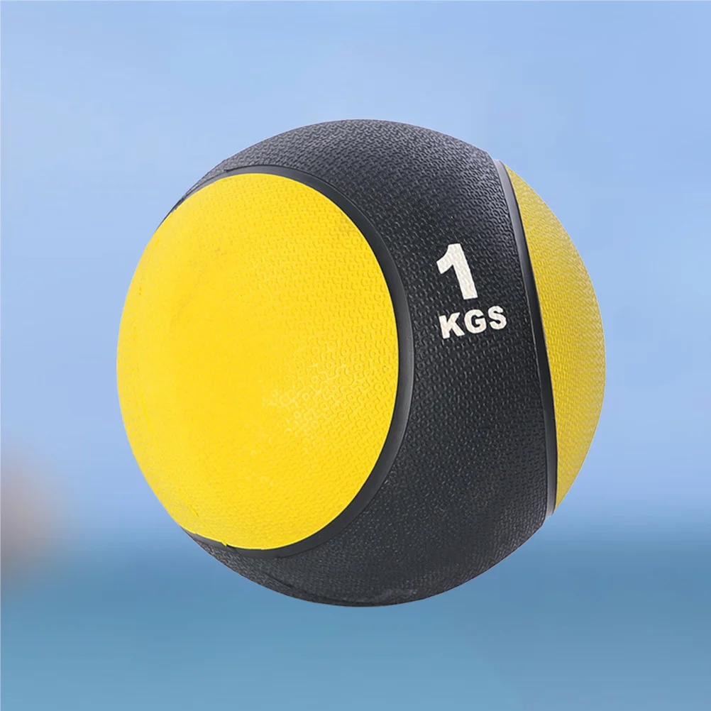 

1Pcs Small Rubber Medicine Ball Pilates Ball Mini Exercise Tool for Core Abdominal Shoulder Endurance Training