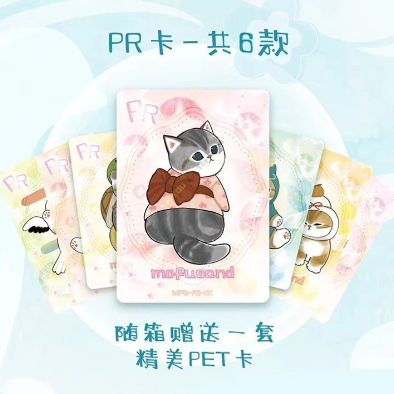 Genuine Cat Fushandi Card Healing Series Meow Meow Card Anime Peripheral Collection Card Toys Gifts