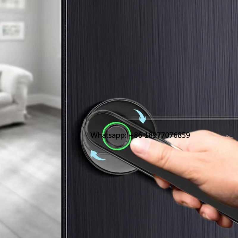 2026 Usb Emergency Charging Interface Smart Lock With Fingerprint Sensor Password Fingerprint Door Lock