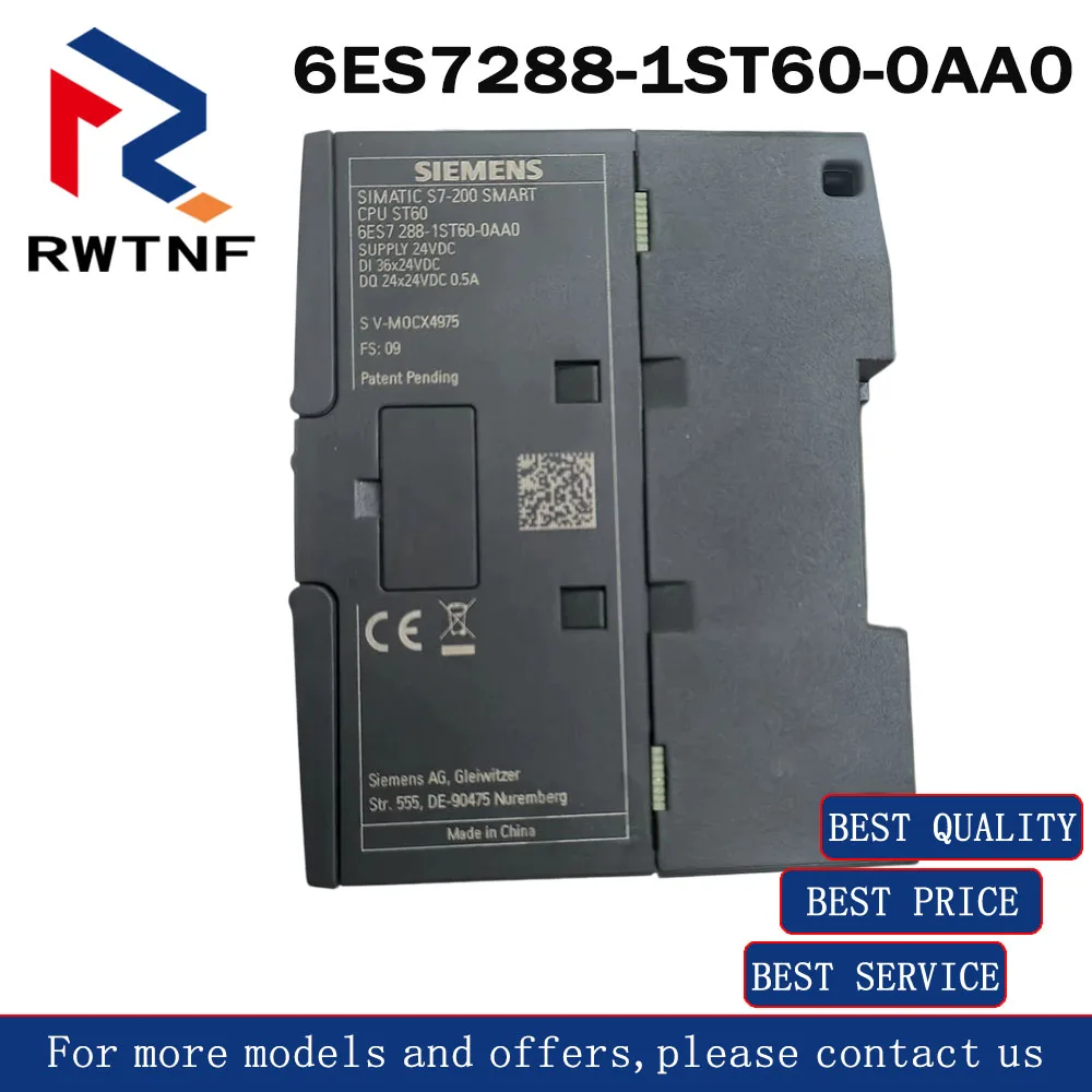 

Brand New Genuine 6ES7288-1ST60-0AA0 SIEMENS Programmable Controller Module,100% original warehouse stock