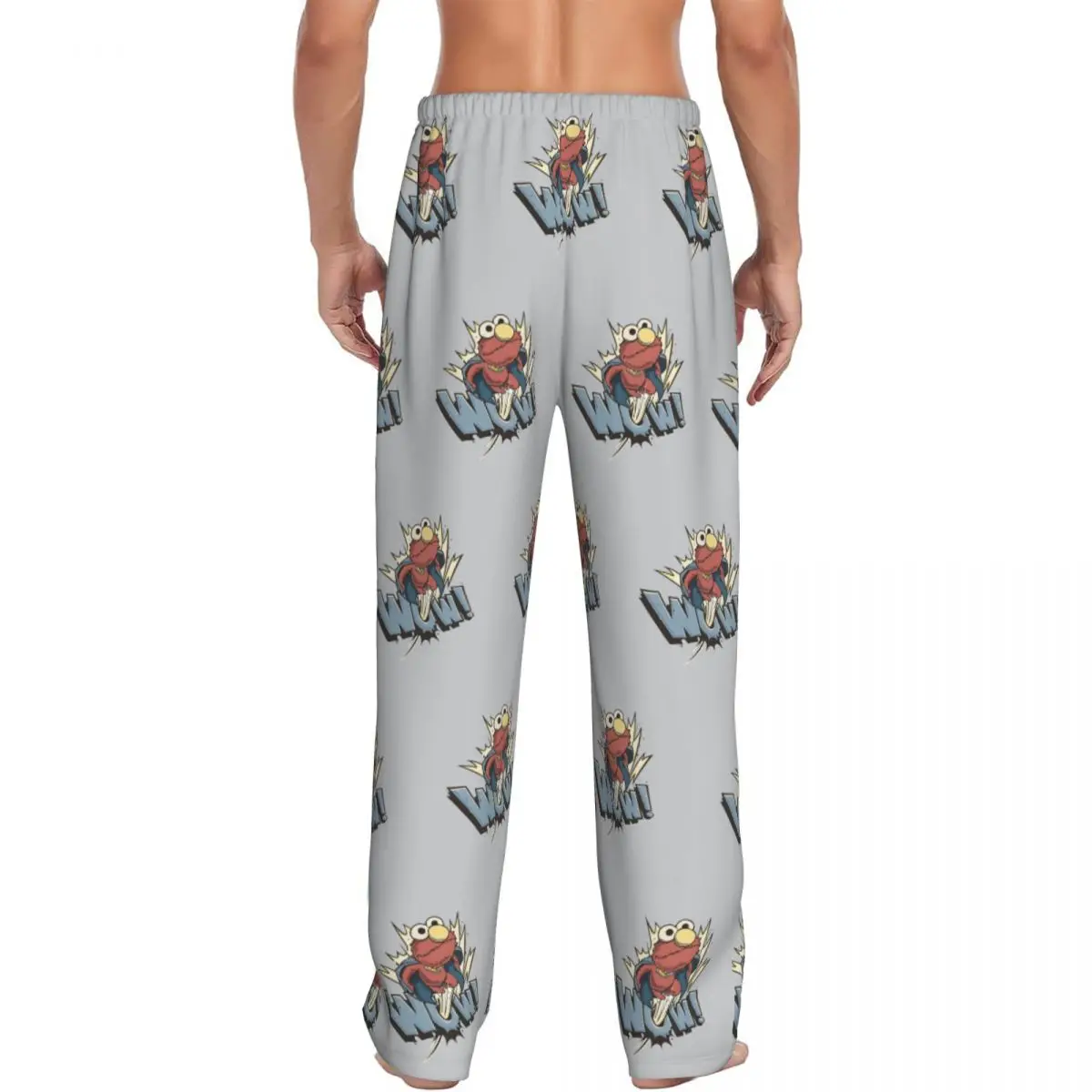 سروال بيجامة كوكي مونستر مطبوع حسب الطلب للرجال ملابس نوم تعليمية للأطفال مع جيوب
