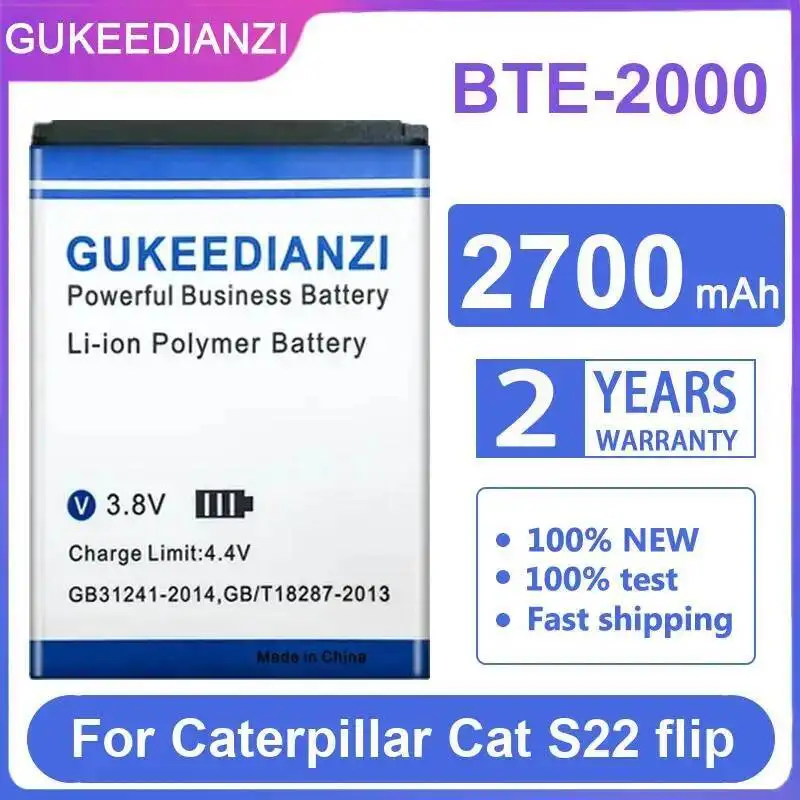 

High Performance Bte-2000 2700Mah Mobile Phone Battery For Caterpillar Cat S22 Flip