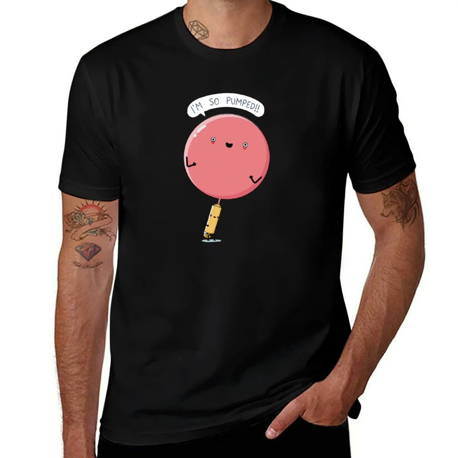 

Pumped T-Shirt t shirt men 100% cotton luxury brand t shirt man luxury T-Shirt